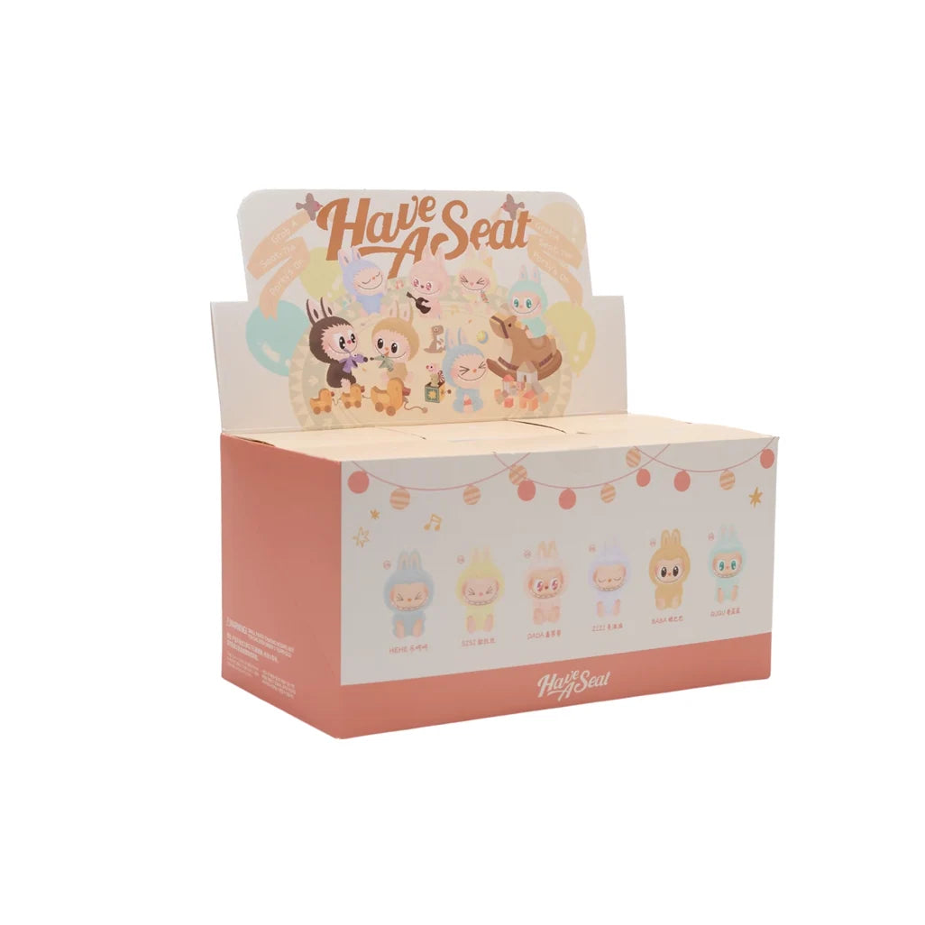 Pop Mart Labubu The Monsters Have a Seat Vinyl Plush Sealed Case