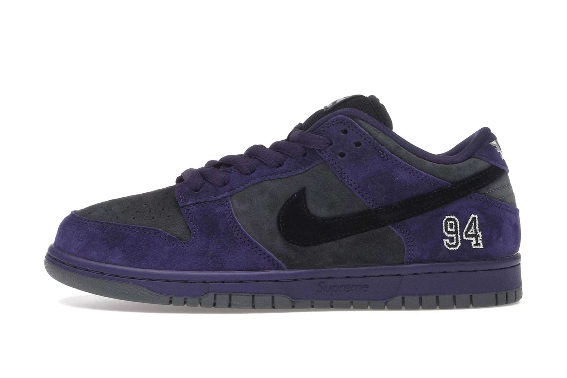 nike dunk low graphite purple silver