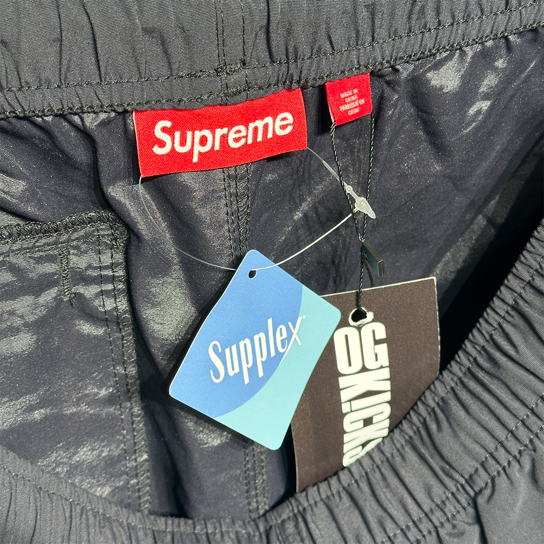 Supreme Tag Water Short Embroidered Logo Black