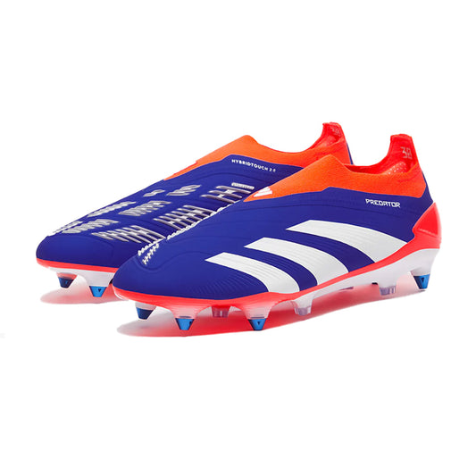 adidas Predator Elite Laceless SG Lucid Blue Cloud White Solar Red