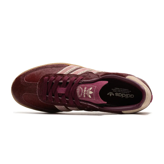 adidas Samba OG Maroon Sand Strata Pony W