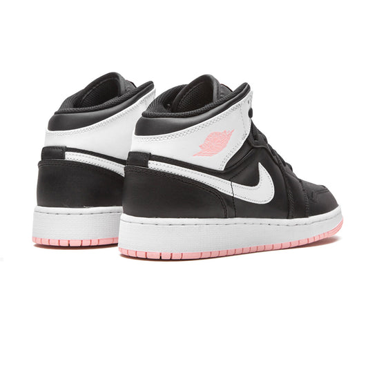 Air Jordan 1 Mid Arctic Pink Black GS