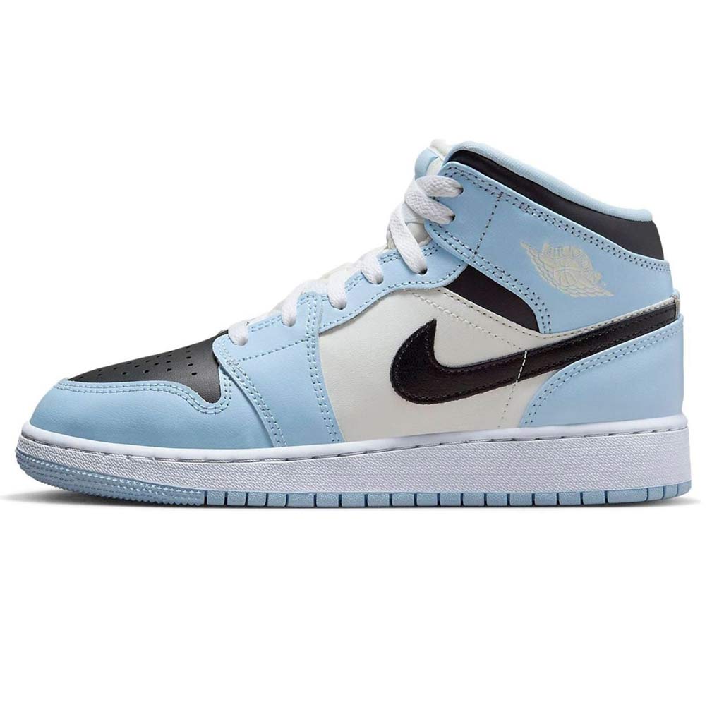 【美品】AIR JORDAN 1 MID (GS) アイスブルー 24cm Air Jordan 1 Mid Ice Blue GS – OG Kicks