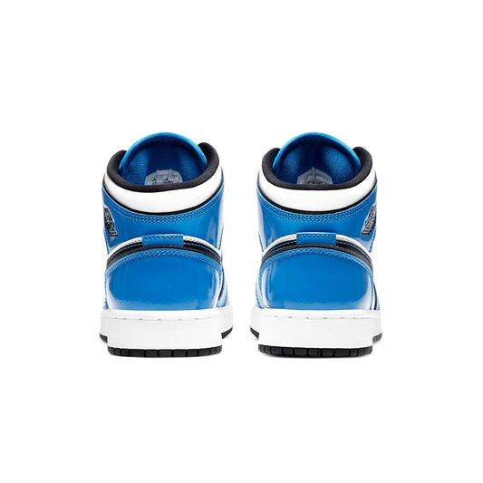 Air Jordan 1 Mid Signal Blue GS