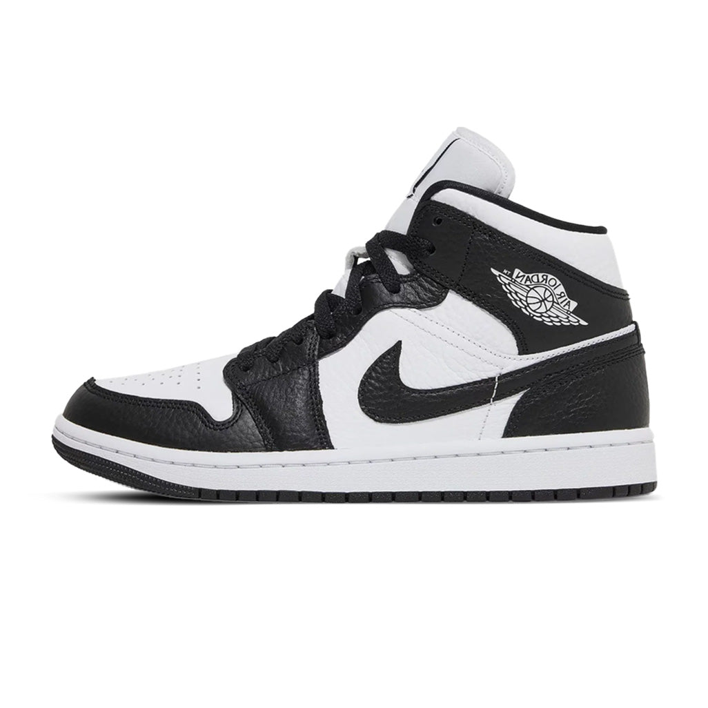 Air Jordan 1 Mid Split Black White Women - 1