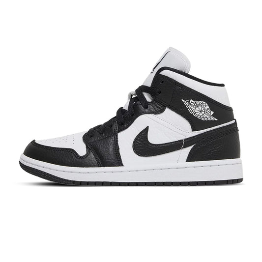 Air Jordan 1 Mid Split Black White Women - 1