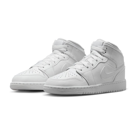 Air Jordan 1 Mid Triple White GS