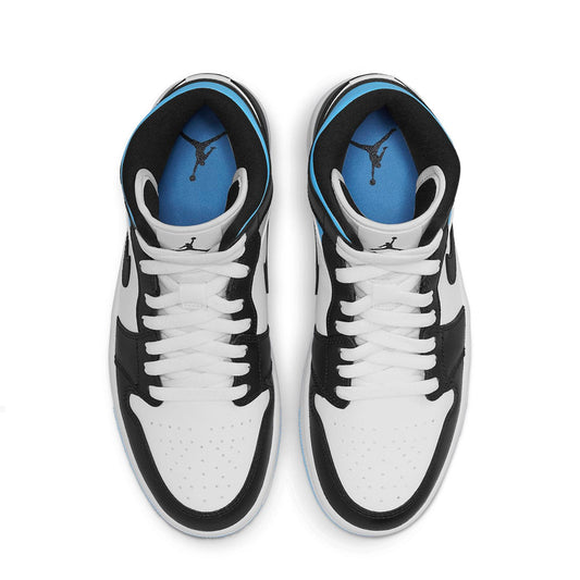 Air Jordan 1 Mid University Black White W