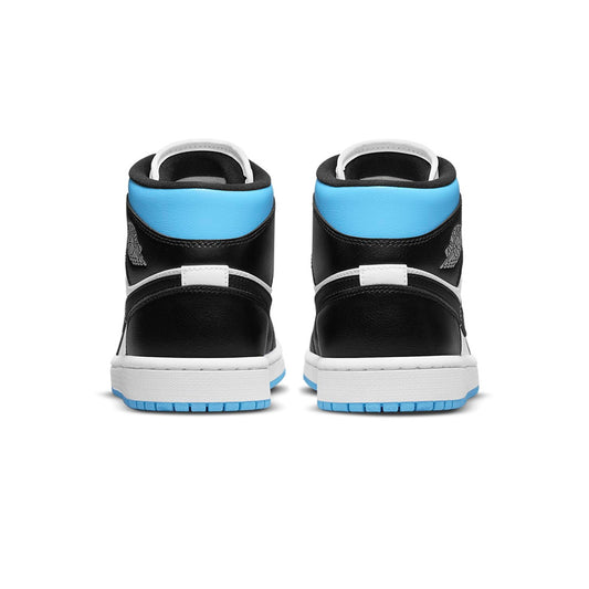 Air Jordan 1 Mid University Black White W