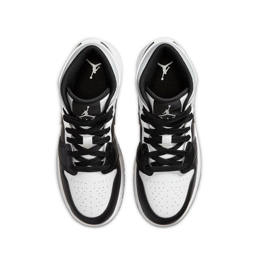 Air Jordan 1 Mid White Shadow GS