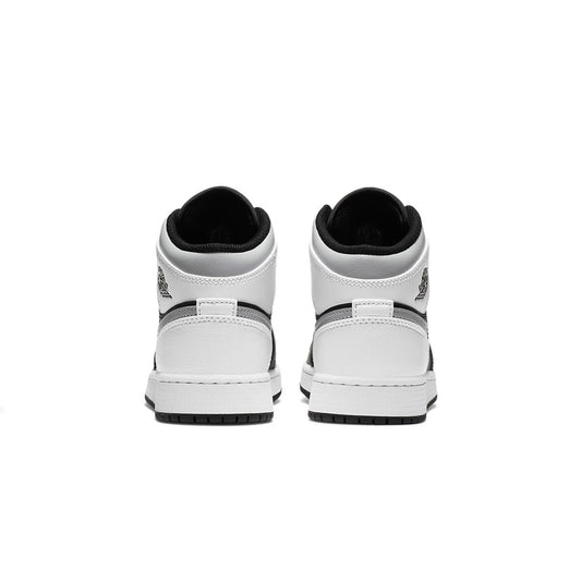 Air Jordan 1 Mid White Shadow GS