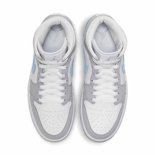 Air Jordan 1 Mid Wolf Grey Aluminum W