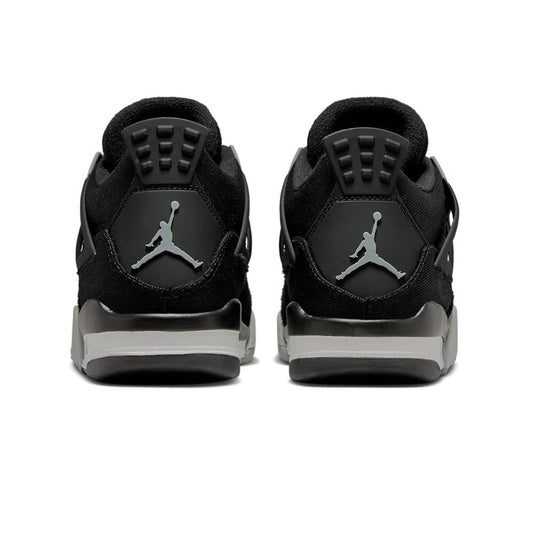 Air Jordan 4 Retro Black Canvas GS