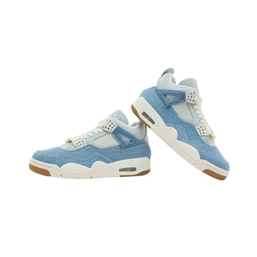 Air Jordan 4 Retro TEX Denim Worn Blue Women - 5