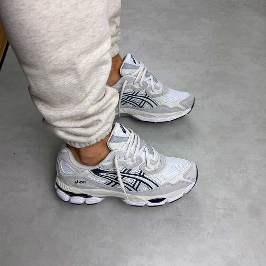 ASICS Gel-NYC White Midnight Navy Grey