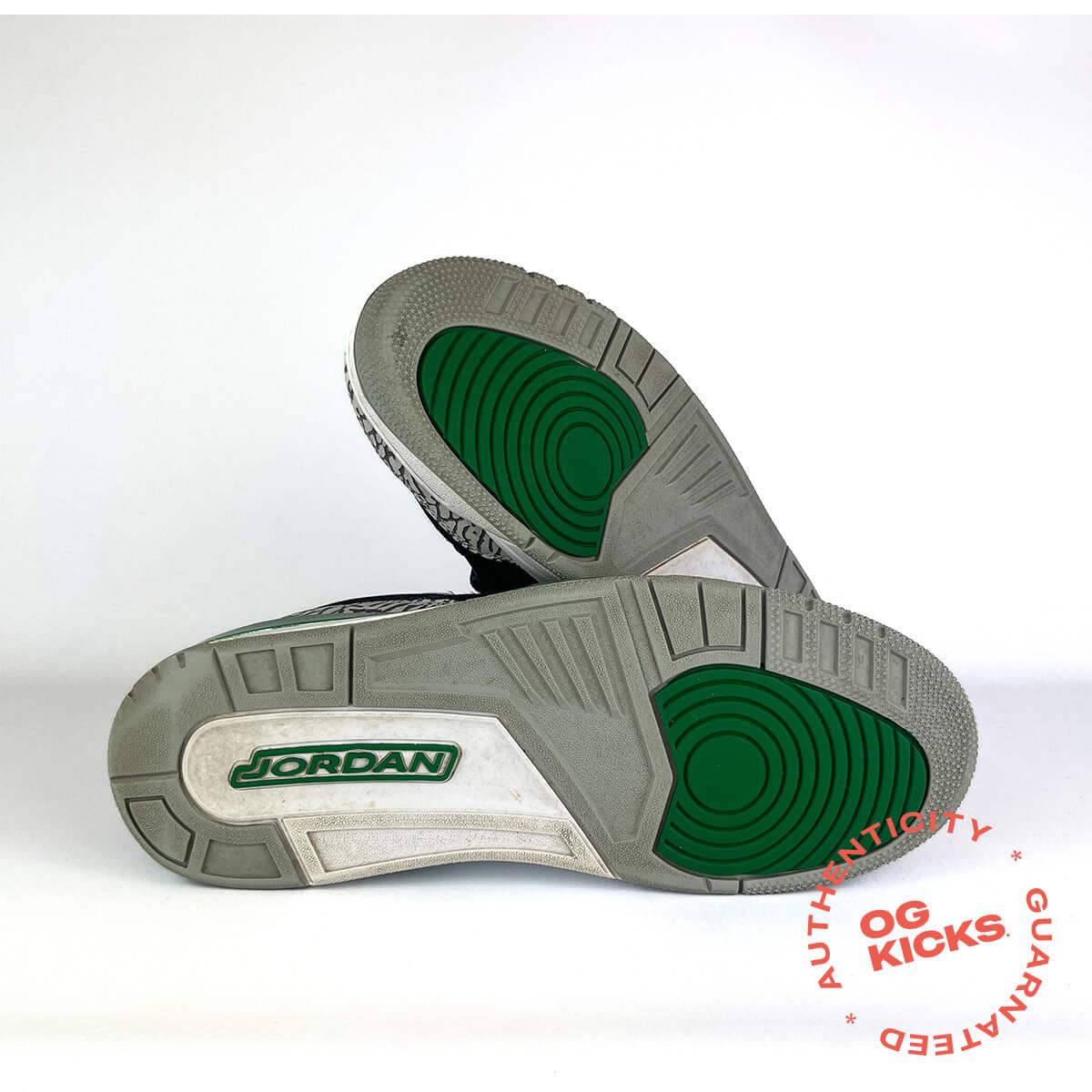 Jordan 3 Retro Pine Green (No Box) UK10