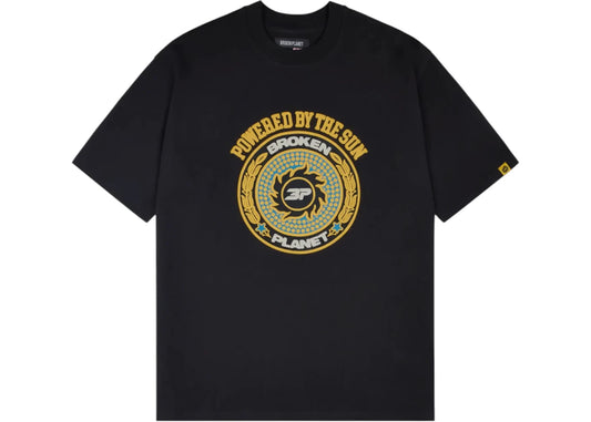 Broken Planet Crest T-shirt Midnight Black - 2