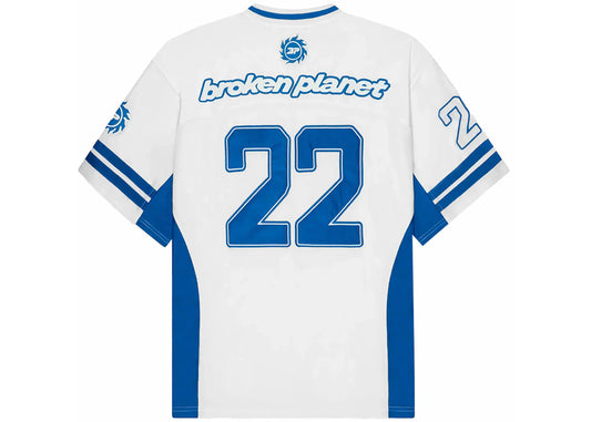 Broken Planet Football Jersey FW24 White Blue - 3