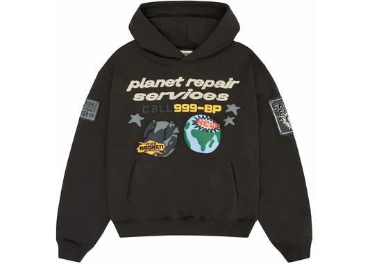 Broken Planet Repair Services Hoodie Soot Black - 2