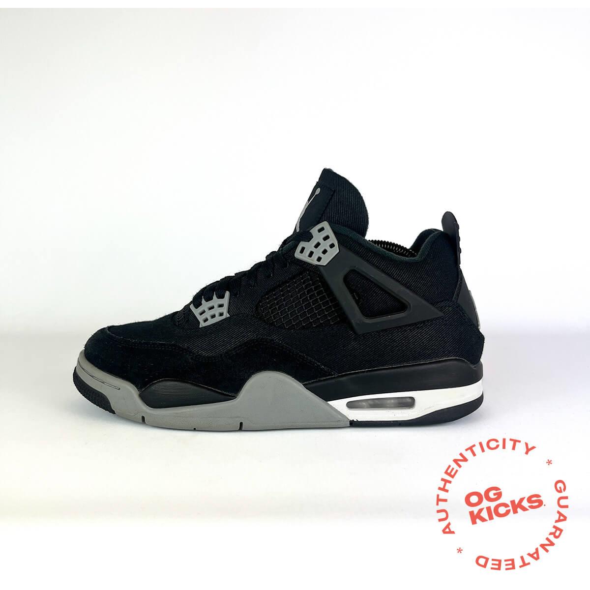 Jordan 4 Retro SE Black Canvas UK8.5