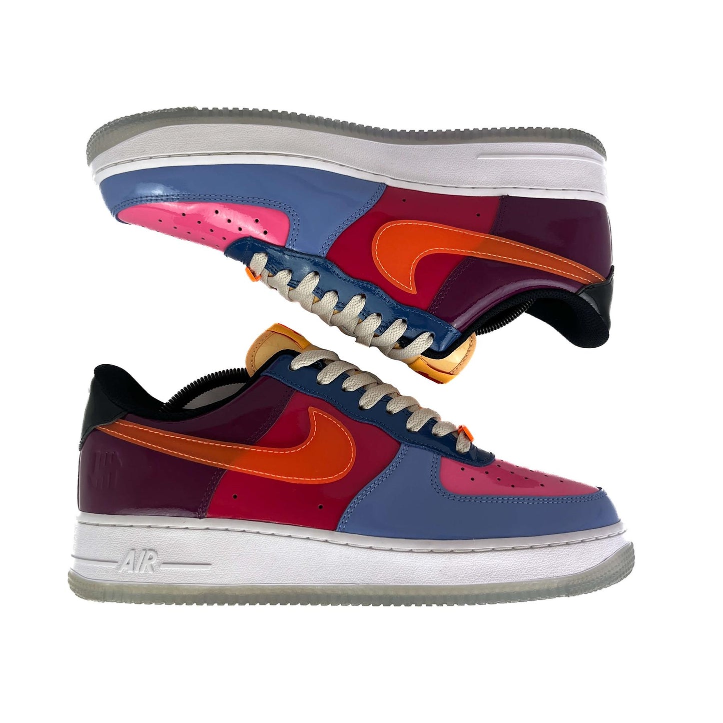 Nike Air Force 1 Low SP 'Undefeated Multi-Patent Total Orange' (No Box) UK9