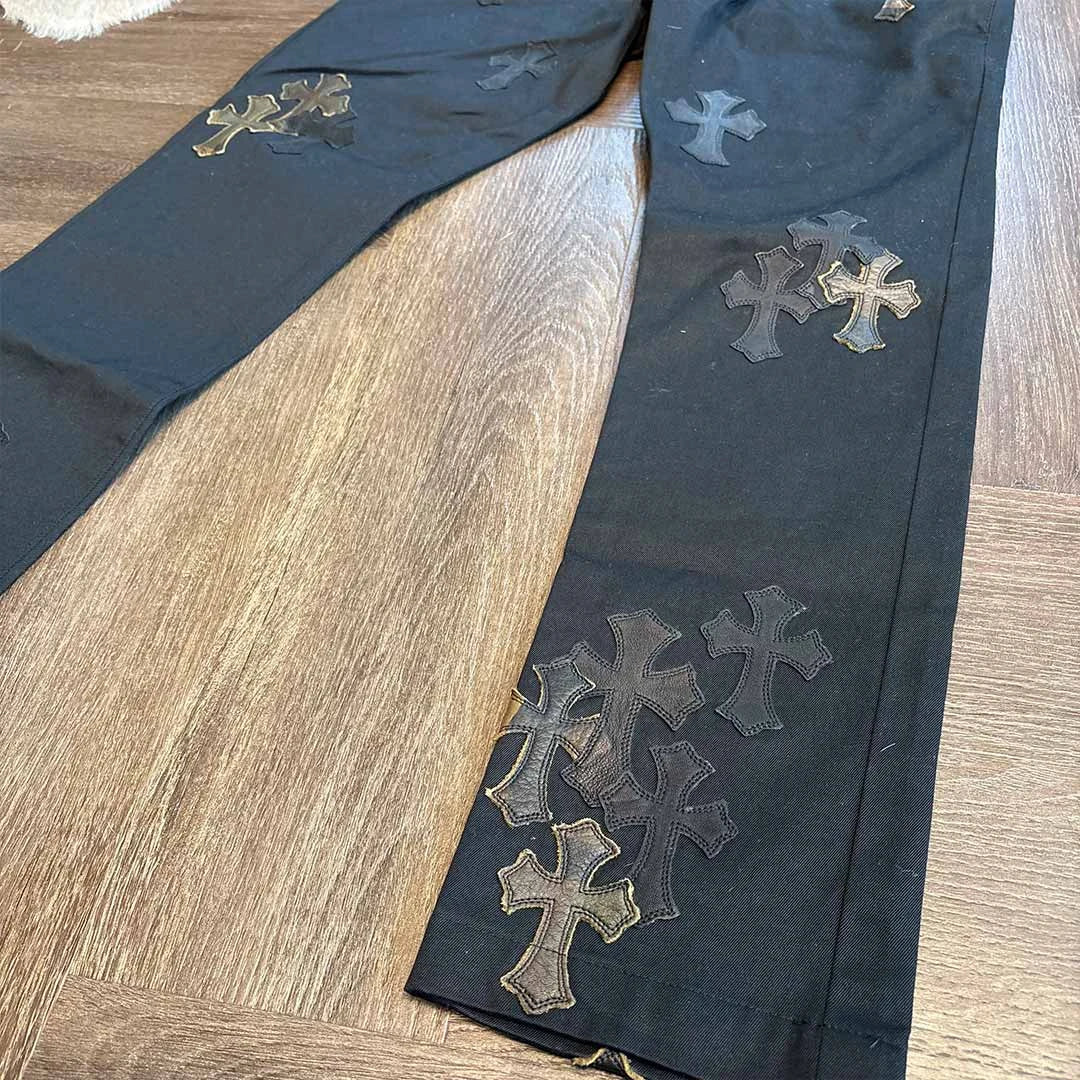 Chrome Hearts Black Camo Jeans 40 Patches - 3