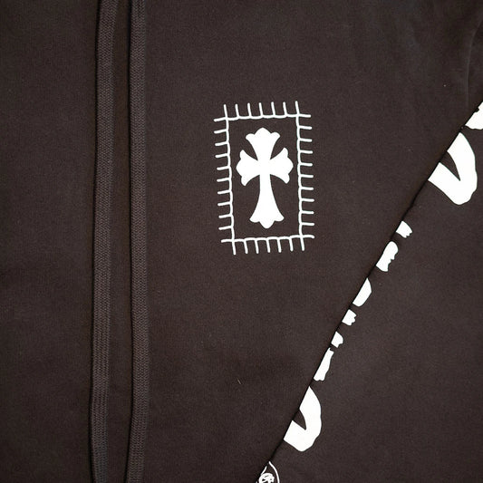 Chrome Hearts Deadly Doll Horseshoe Black Hoodie - 5