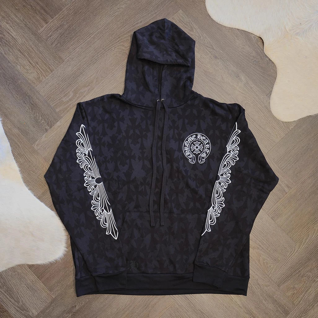 トップス CHROME HEARTS Floral Hoodie 90s OLD Chrome Hearts All Over Print Floral Hoodie – OG Kicks