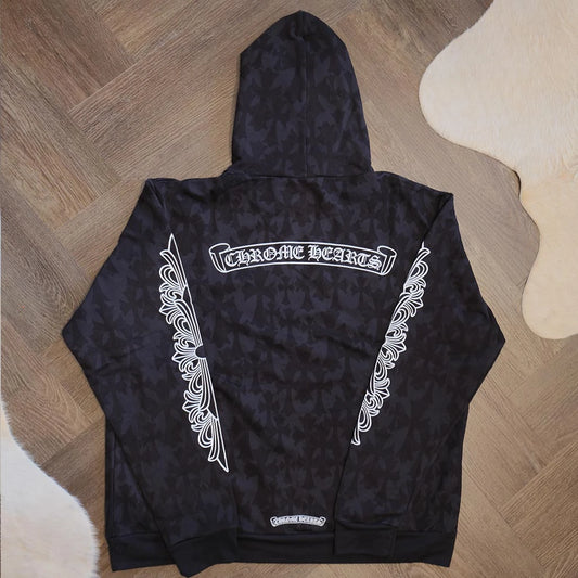 Chrome Hearts Floral Hoodie All Over Print - 2