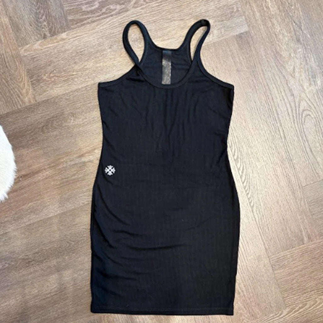 chrome hearts dress black Cotton Tank Top – OG Kicks Kim kardashian Size:13.5 Pink Tulle Lace Long color_Colorful