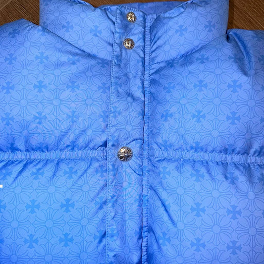 Chrome Hearts Marlowe Blue Puffer Jacket - 8