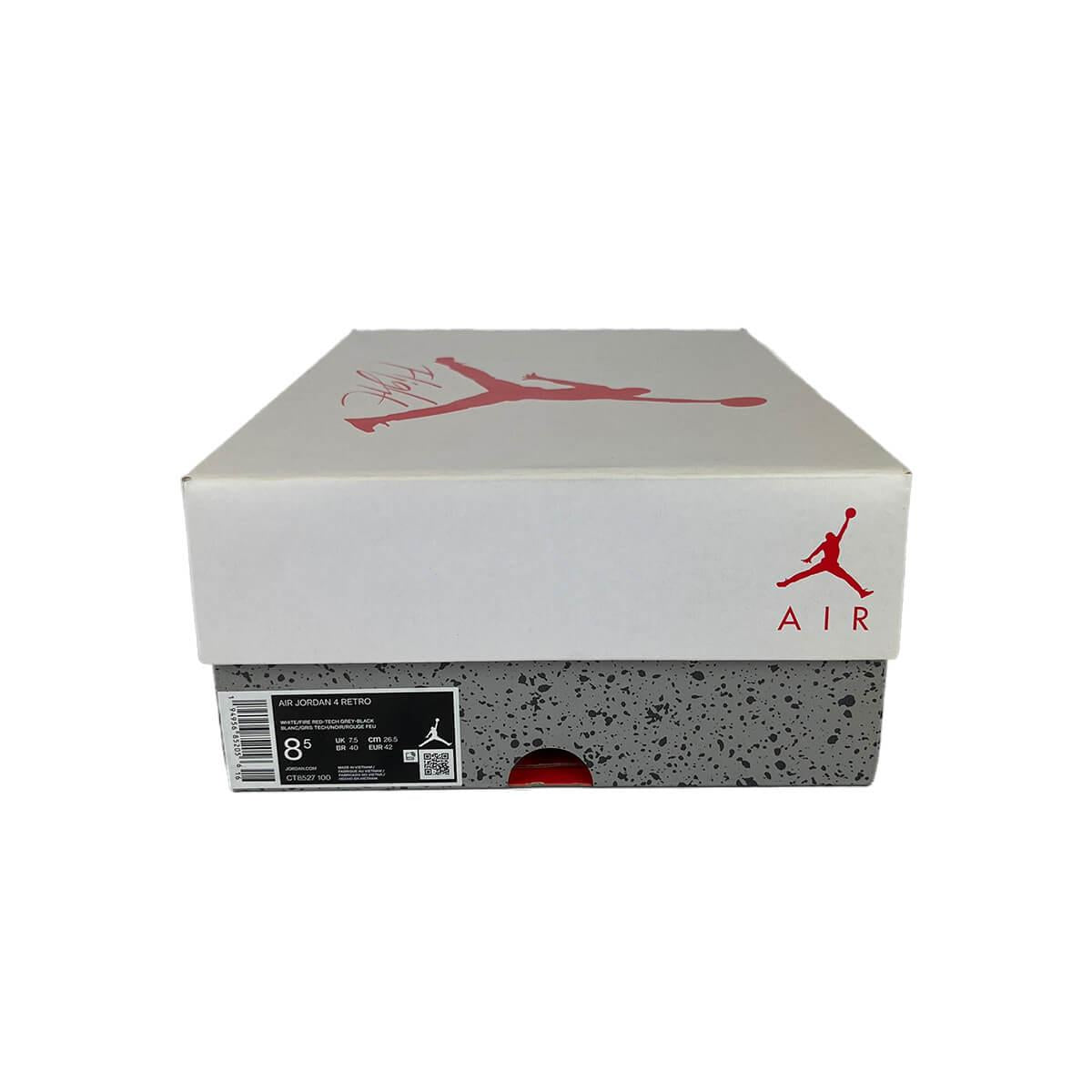 Jordan 4 Retro 'White Oreo (2021)' UK7.5