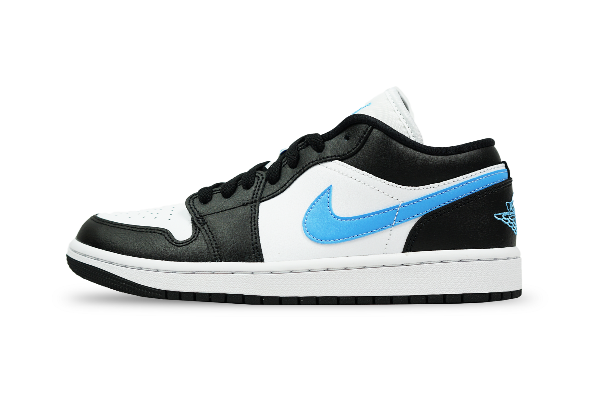 Air jordan 1 black blue white discount