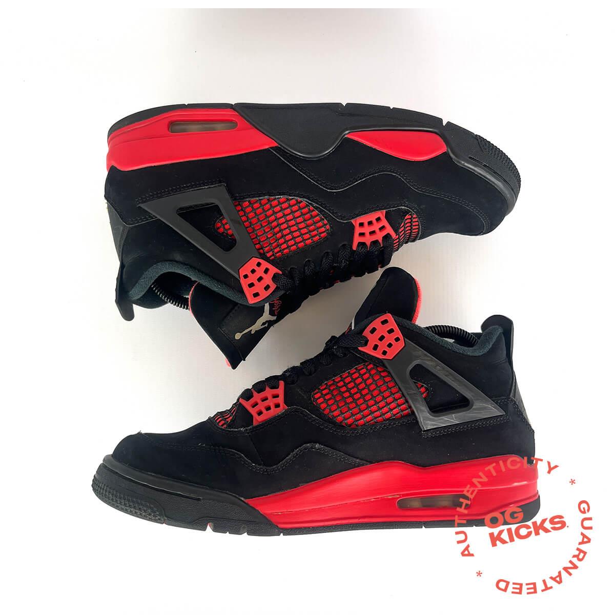 Jordan 4 Retro Red Thunder (No Box) UK7.5