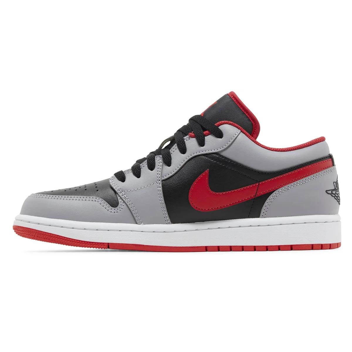 Jordan Low Black Light Smoke Grey Gym Red – OG Kicks