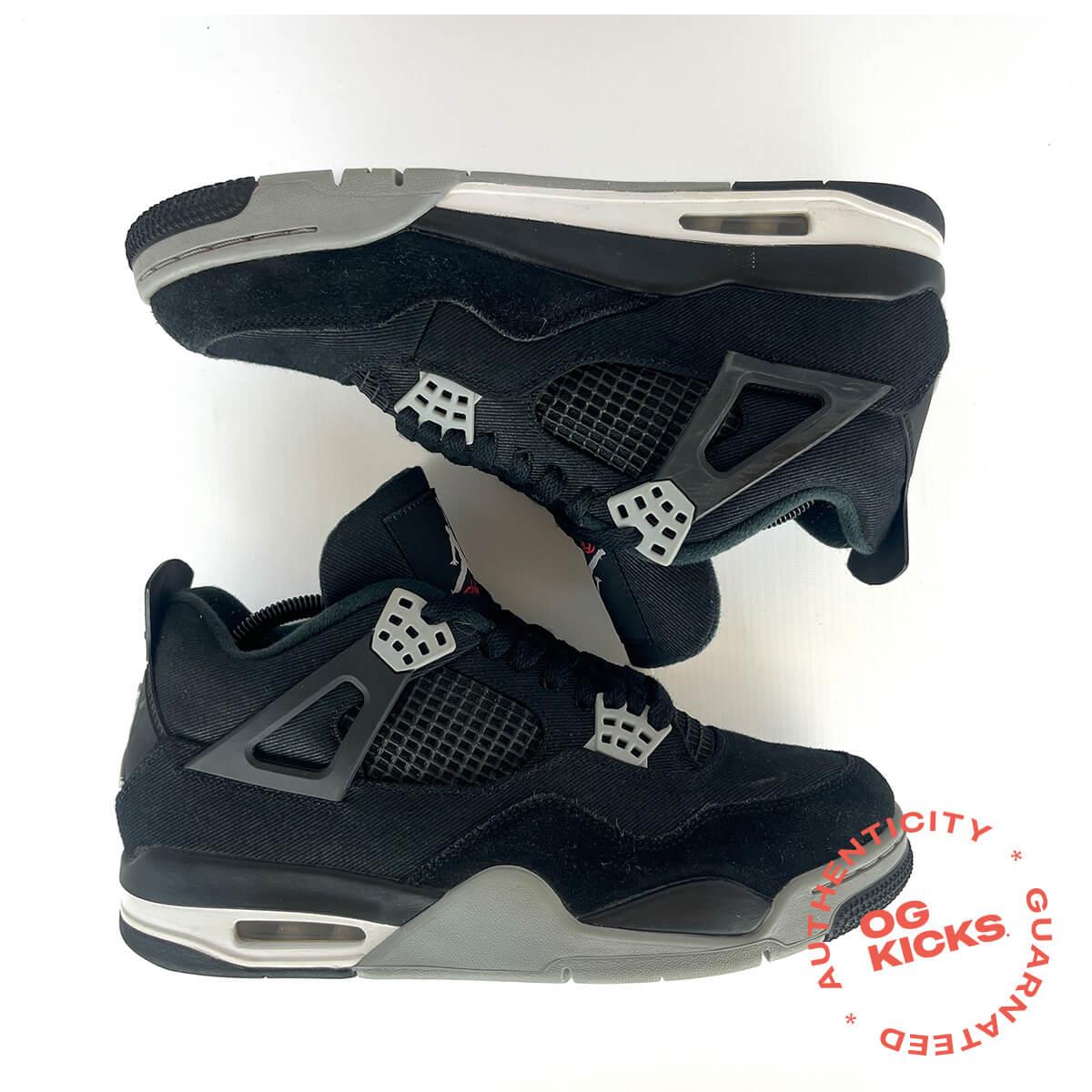 Jordan 4 Retro SE Black Canvas UK8.5