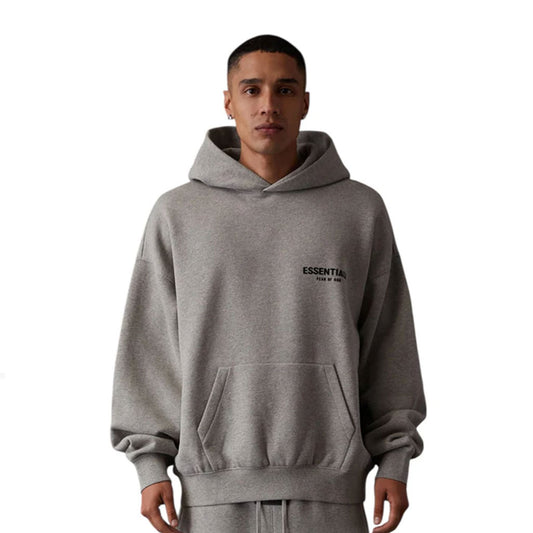 Fear of God Essentials Hoodie 'Dark Oatmeal' (SS22)