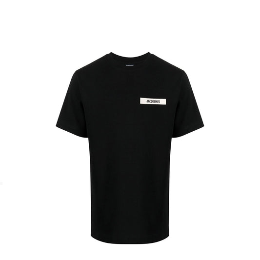 Jacquemus The Gros Grain T-Shirt in Black