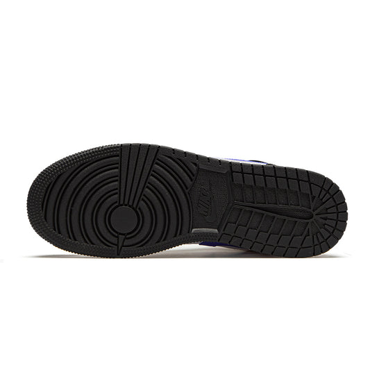 Air Jordan 1 Mid Black Racer Blue White (GS)