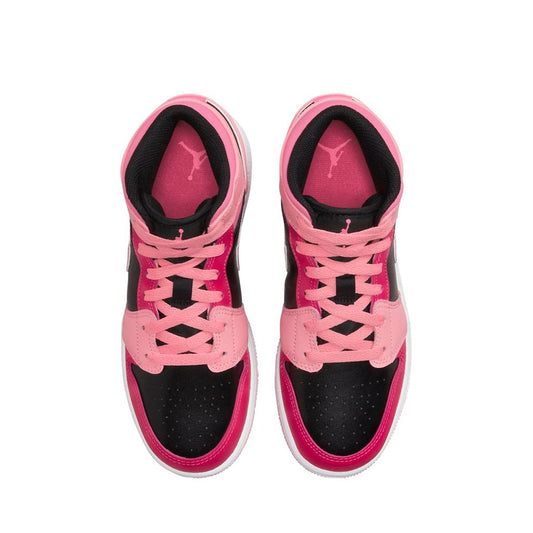 Air Jordan 1 Mid Coral Chalk GS