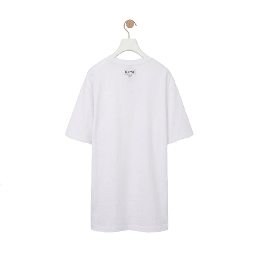 LOEWE Relaxed Fit Pocket T-Shirt White