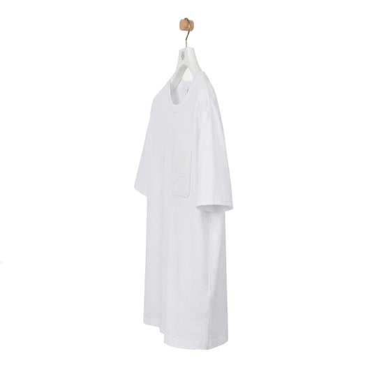 LOEWE Relaxed Fit Pocket T-Shirt White
