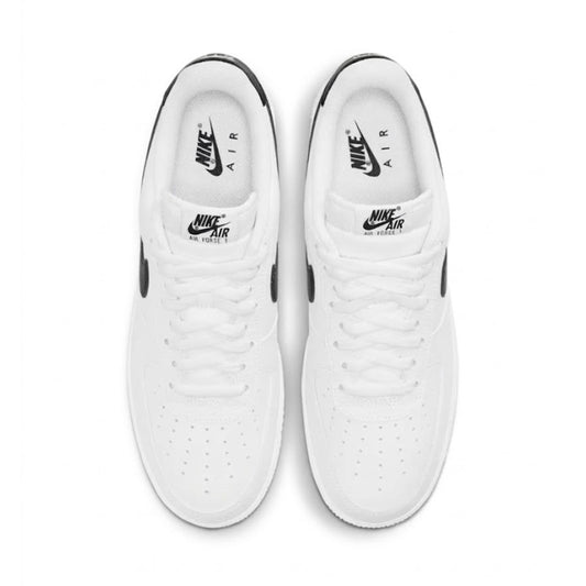 Nike Air Force 1 Low '07 White Black Pebbled Leather