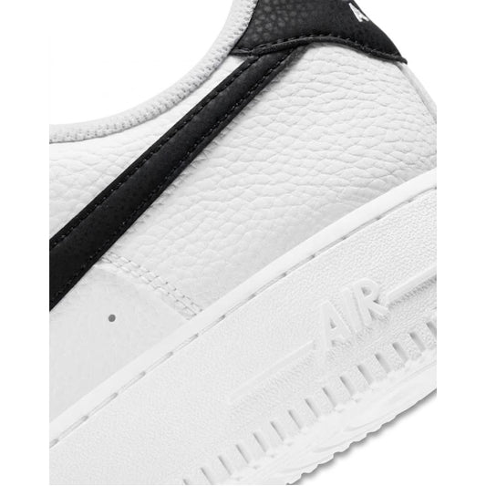 Nike Air Force 1 Low '07 White Black Pebbled Leather