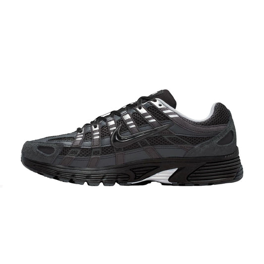 Nike P-6000 Suede Anthracite Black Chrome Metallic Silver