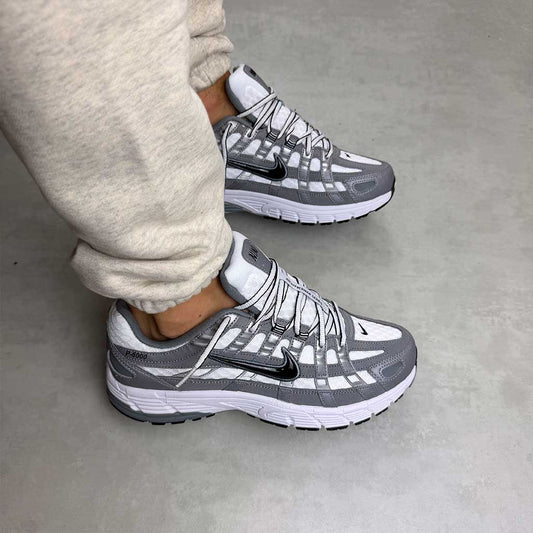 Nike P-6000 White Metallic Cool Grey