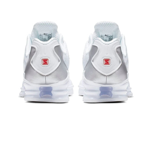Nike Shox TL White Metallic Silver Max Orange - 5