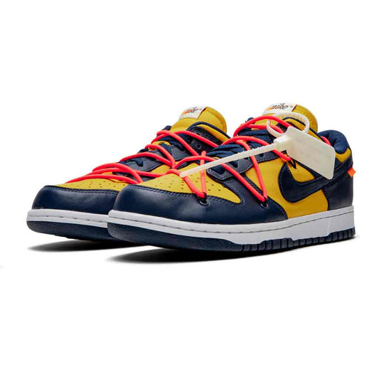 OFF-WHITE x Nike Dunk Low 'University Gold'