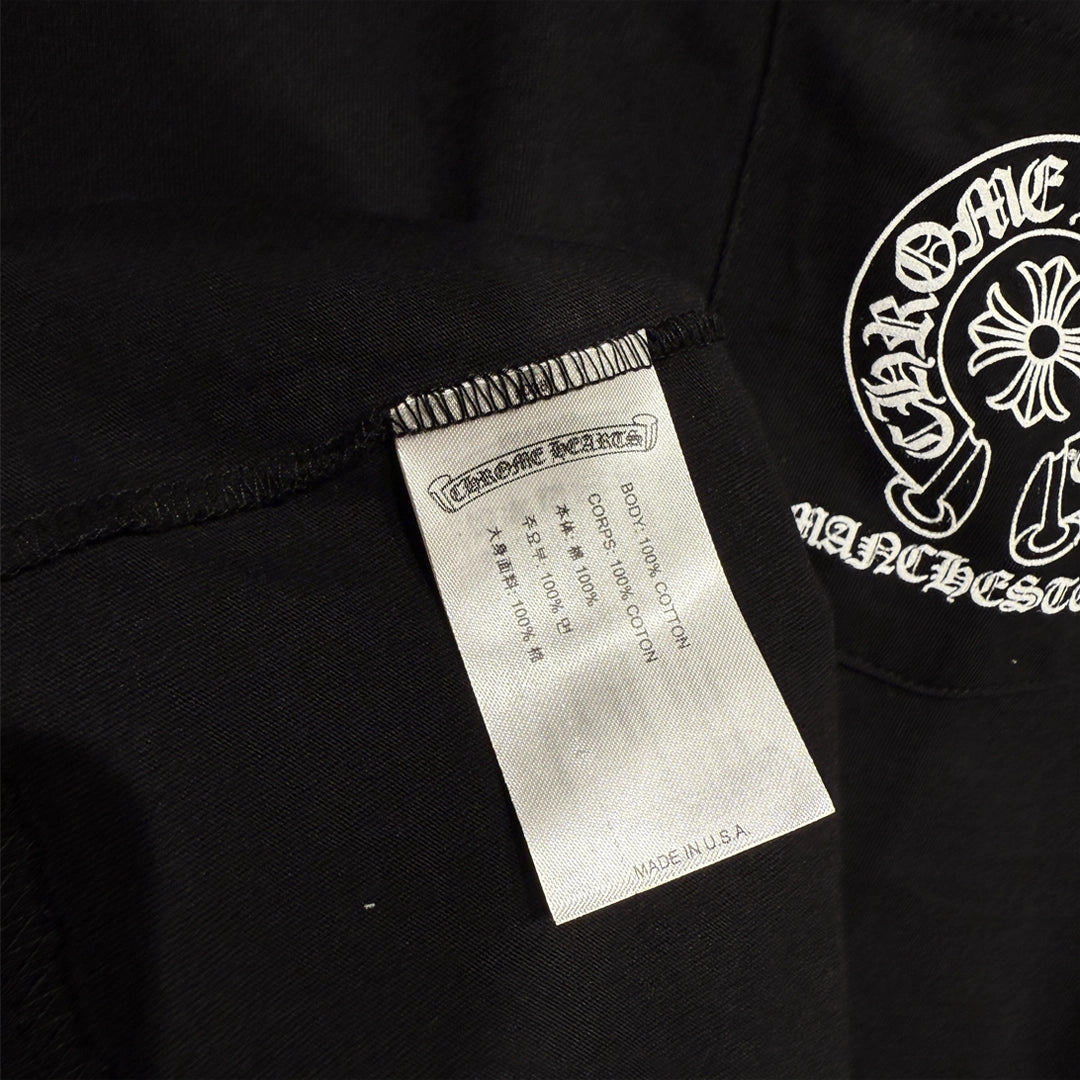 Chrome Hearts Manchester Horseshoe Black T-Shirt
