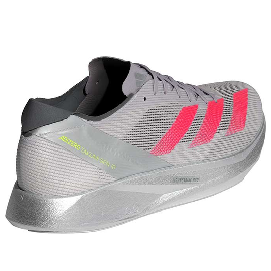 adidas Adizero Boston 12 Dash Grey Lucid Red Lucid Lemon W
